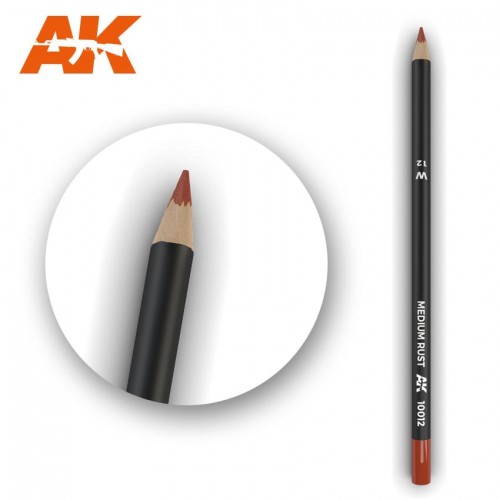 AK Watercolor Pencil Medium Rust AK10012